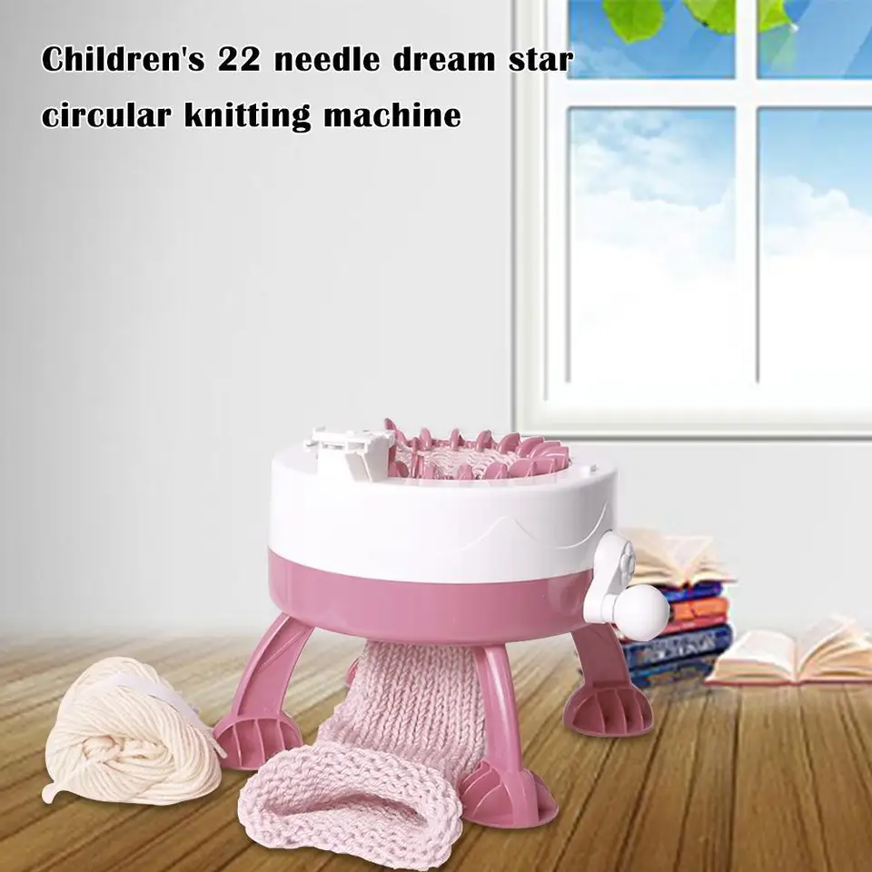 22 ihličiek pletací stroj DIY pletenie striekaných stroje s pultovou doskou otáčanie dosky otáčanie dvojitého tkáčstva pre pletenie remesla