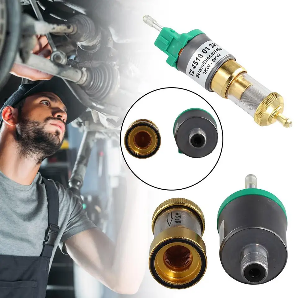 22 ml/28 ml tiché palivové čerpadlo Univerzálne ultra tiché 12 V/24 V 5 kW Ohrievača palivového automobilu Vzduchové čerpadlo kovové príslušenstvo Kovové príslušenstvo auto F8R9