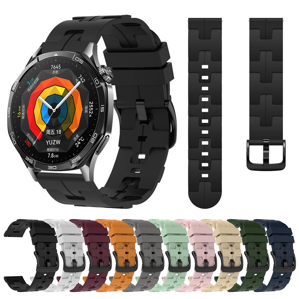 22 mm 20 mm dizajnový popruh pre Huawei Watch GT 5 4 3 2 42 mm 46 mm inteligentné hodinky Watch Watch 4 GT 5 GT3 GT2 Pro náramky Silikón Correa
