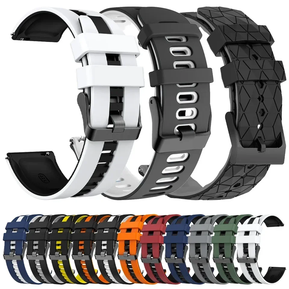 22 mm 20 mm silikónový remienok pre Huawei Watch GT 4 Pro 46mm pás GT 3 2 42 mm čestné hodinky Náhradný náramok s mäkkým náramkom Correa Belt