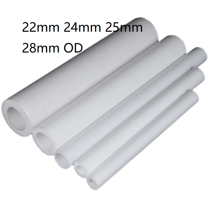 22 mm 24 mm 25 mm 28 mm OD ptfe pevná trubica F4 Rovné potrubie PTFE DULW BAR REAVve Tvrdá tuhá rúrka Polytef Drive Rippe