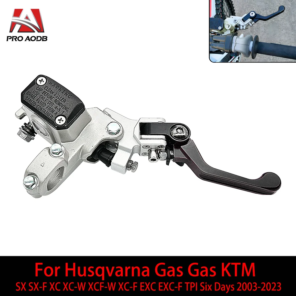 22 mm 7/8 '' Motocykel pravá brzdová brzdová brzdová páka Čerpadlo pre brzdu Husqvarna Gasgas KTM SX SX-F XC XC-W XCF-W XC-F-F-F-F-F