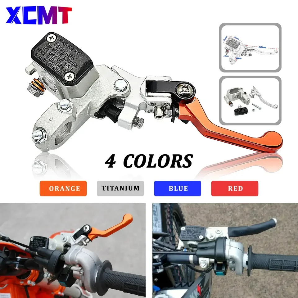 22 mm 7/8 '' šedá pravá brzda Master Cylinder Clutc Clutch Brzdová páka Motocykel pre KTM EXP EXP SX SXF SX-W XC-W XC-F 150 200