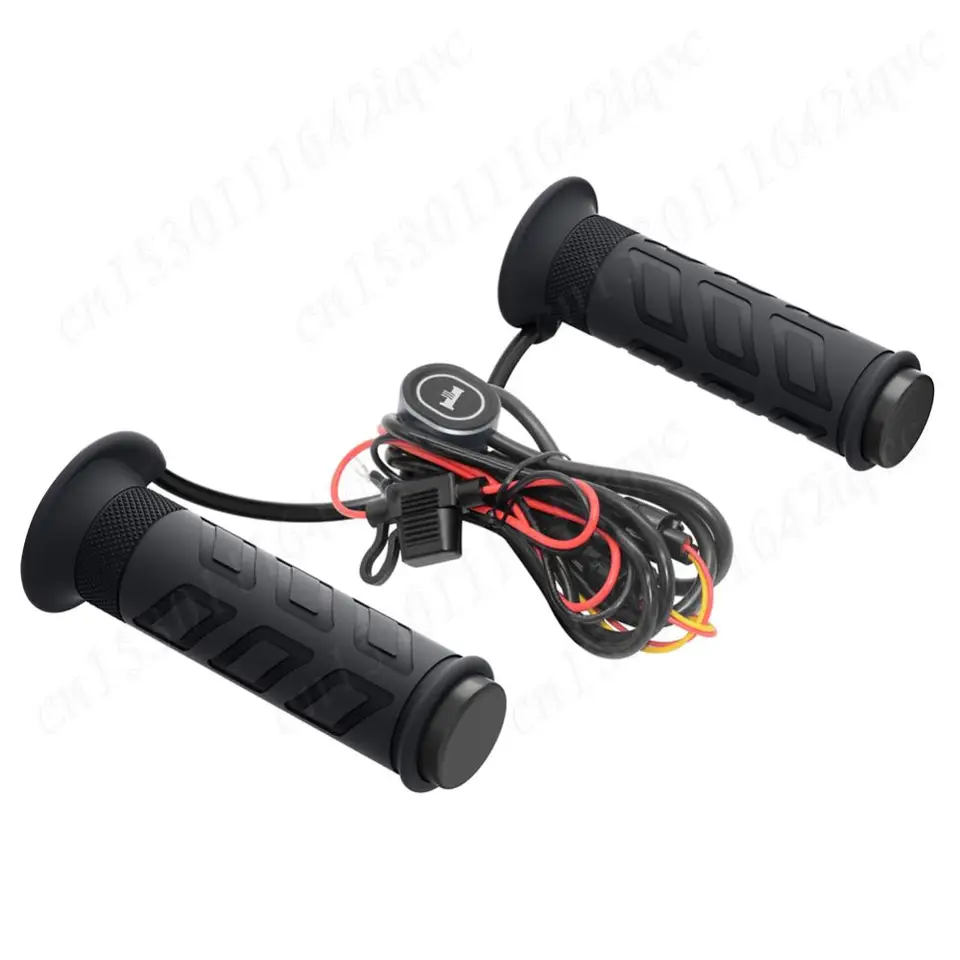 22 mm ATV vyhrievané priľnavosť 5 prevodový stupeň DC 12V Elektrické vyhrievané rukoväte s LED indikátorom formovaných úchytkov ATV teplejšie časti motocyklov pre zimu