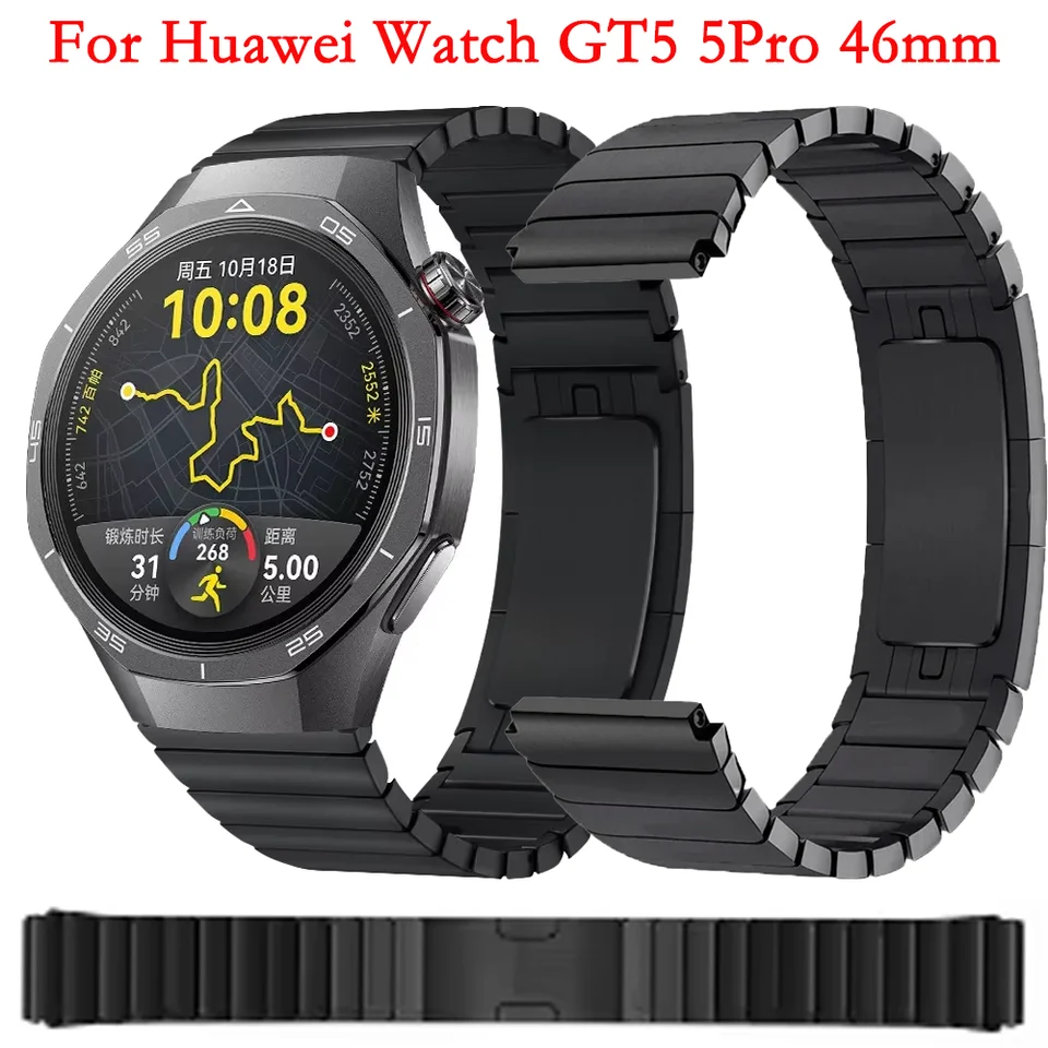 22 mm kovový remienok pre Huawei Watch GT5 5PRO 46 mm NEJECTADELE ZÁVEREJNÁ NÁHODNÁ PRE HUAWEI HODINY 3 4 4Pro GT 5 4 3 2 2 2