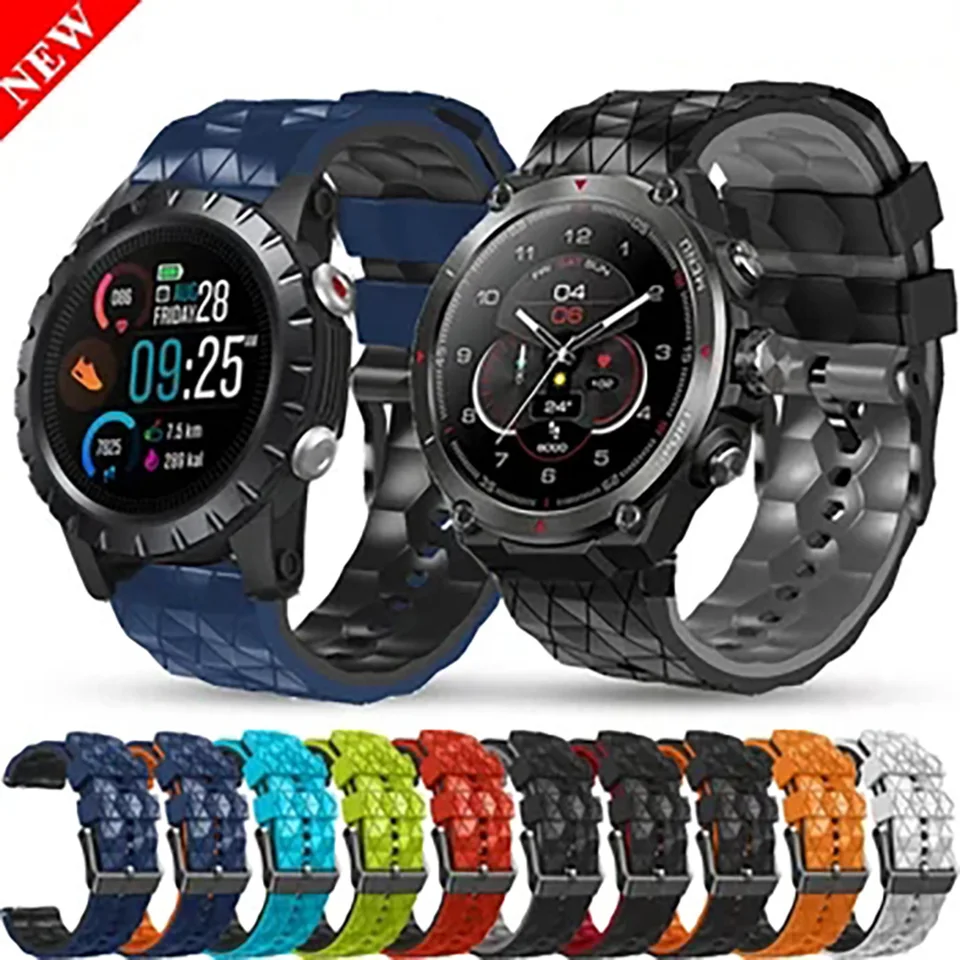 22 mm Silikónové náhradné náramkové hodinky remienok na Zeblaze Vibe 7 Pro/Stratos3 2 Smartwatch Band Zeblaze Neo 3/GTR 2 Bracele Correa