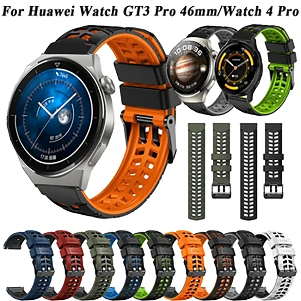 22 mm Silikónový pás pre Huawei Watch 4 3 Pro Wrist remienok GT4/GT3/GT2/GT 2 4 3 Pro Se Runner 46 mm Smart Watch WatchBand