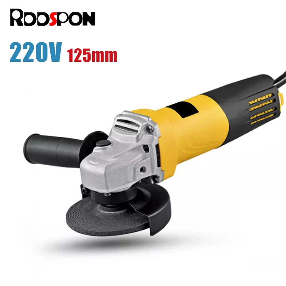 220 V Elektrický mlynček 125 mm 1050 W 6-variabilná rýchlosť 11000 ot./min na rezanie brúsky na leštenie kovového uhlového stroja