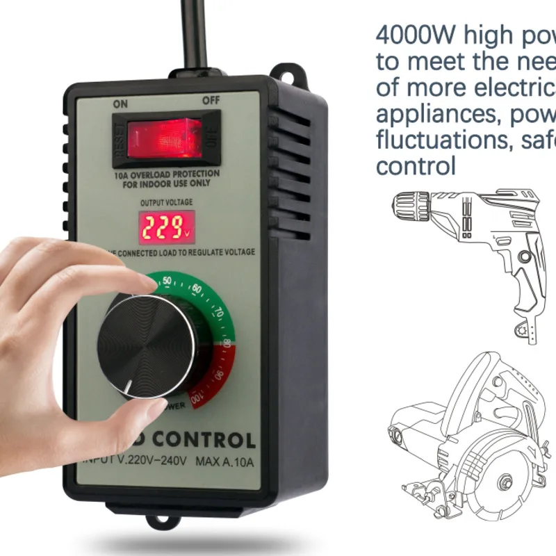 220 V Uhlový mlynček GRINEROR SPRÁVA Rýchlosť ručného elektrického vŕtania leštiaceho stroja ventilátor Stepless Speed ​​Control prepínač UK EÚ zástrčka