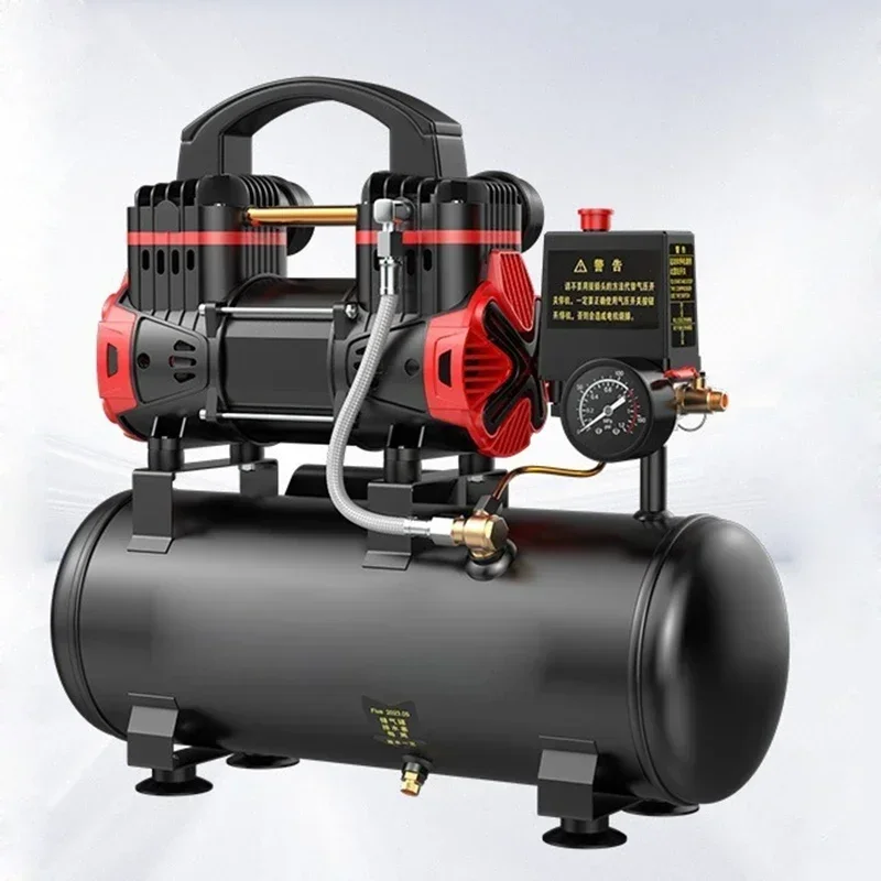 220V 10/15L/30L Tichý vzduchový kompresor 1100W 1500W Tiché prenosné vzduchové čerpadlo bez oleja pre kompresor na infláciu domácnosti