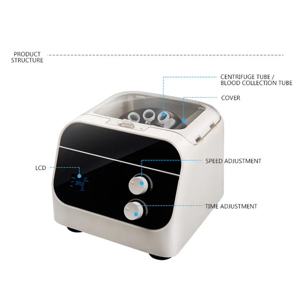 220V 110V 4000 ot./min. Krvná odstredivka PRP Plazma Centrifuge Digital Medical Centrifuge Lab 10 ml 50 ml 100 ml centrifugačnej trubice