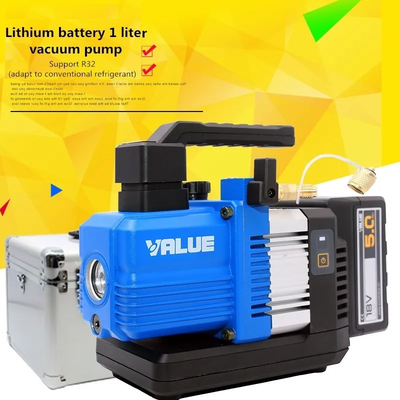 220V 180W 18V VRP-2DLI Vákuové čerpadlo bez kefy DC lítium Vákuová vákuová čerpadlo Vzduchový extraktor chladiaceho klimatizácie R32