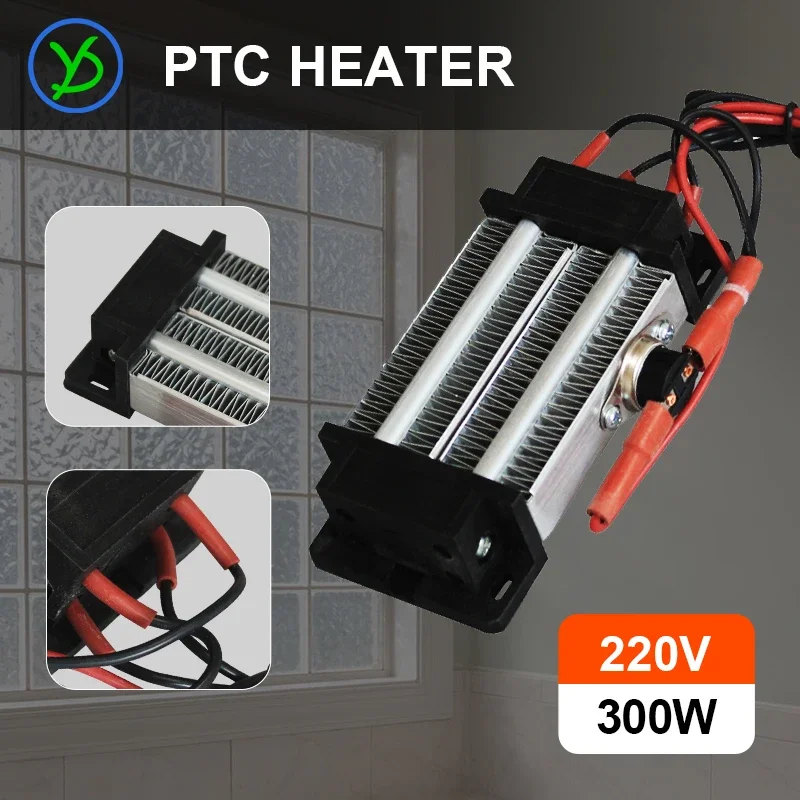 220V 300 W PTC keramický ohrievací ohrievač prvku ohrievača vzduchu 110*50 mm teplý elektrický ohrievač krku prenosný ohrievač rúk rúk
