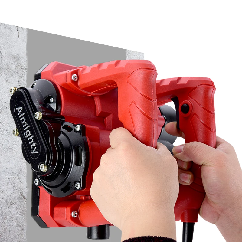 220V Elektrická stena Planker Putty bez prachu betónovej rekonštrukcie sshovel šedý stroj