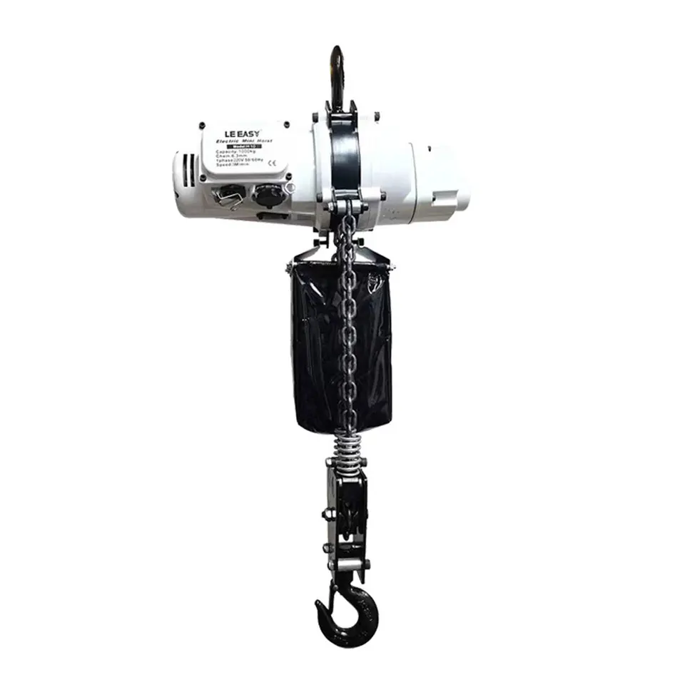 220V reťazový elektrický žeriav navijak 1T1000 kg zaťažovacia kapacita Workshop Heavy Lift Elektrický reťazec zdvíhací