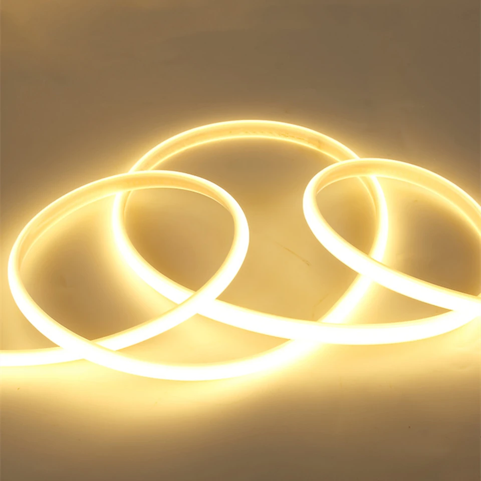 220V Super Bright COB LED pásik 2 m-20 m nepremokavá páska FOB Diódová páska CRI RA90 288LEDS/M OUTHODOROVÉ ZÁKLADNÉ KUCHYNO