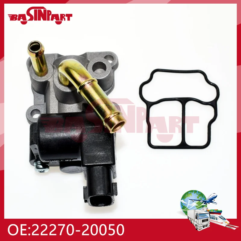 22270-20050 Vysoko kvalitný regulačný ventil nečinného vzduchu 2227020050 pre 2001-2003 Automatické náhradné diely spoločnosti Toyota Highlander 22270 20050