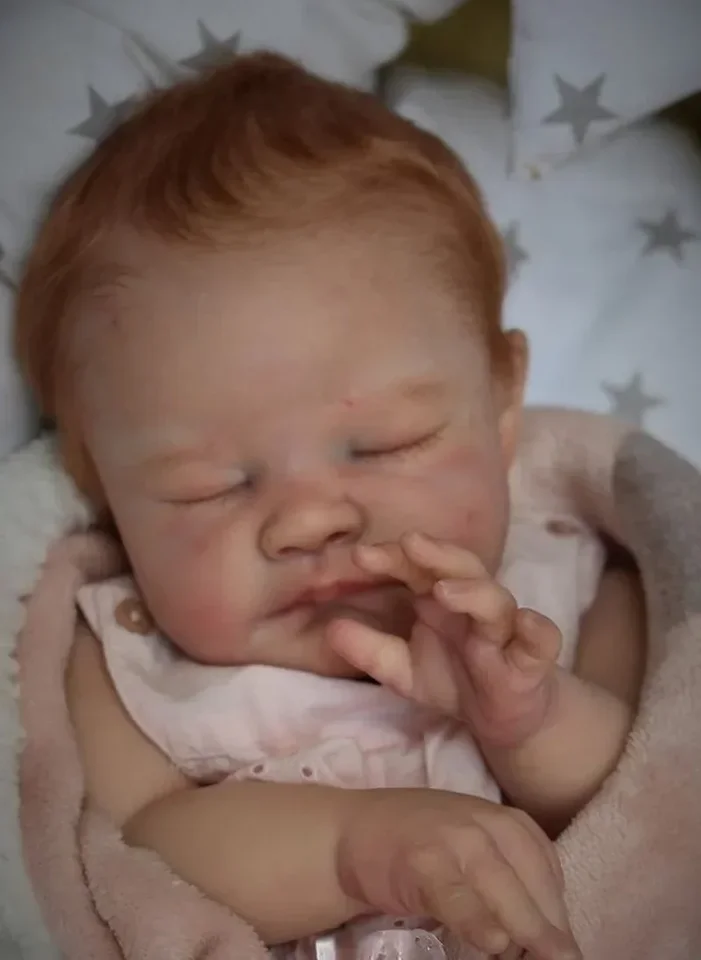 22inch Reborn Doll Kit Limited Edition August s Coa Populárna znovuzrodená súprava LiveLike Soft Soft Nenatreme nedokončené diely pre bábiky Bebe Toy