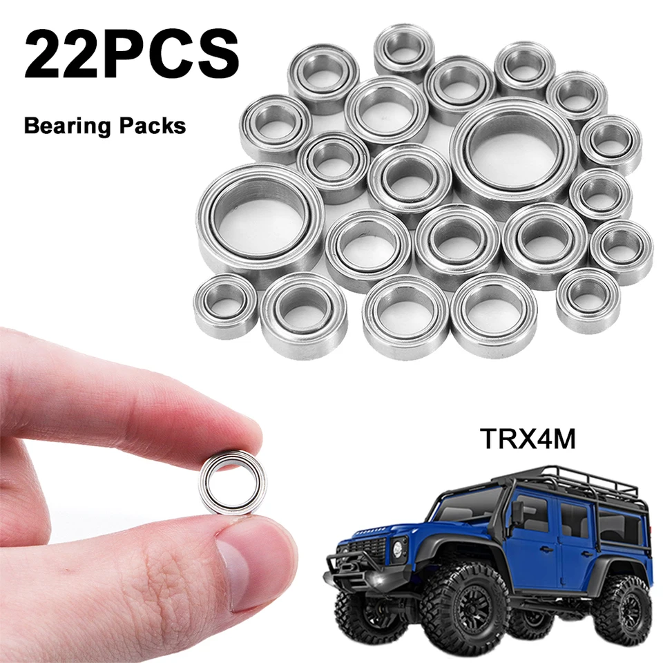 22ksový kolesový náboj zapečatenú ložiskovú súpravu RC Caring Súprava vozidla pre aktualizáciu automobilu pre obranca Trx4-M Bronco obranca 1/18 RC Crawler Cab