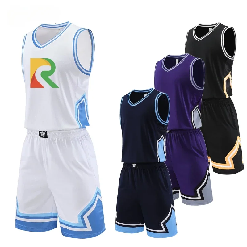23-24 basketbalové dresy Uniformné košeľové nohavice pre mužov pre mužov Club College Team Professional Oblek Quick Dry Sportswear
