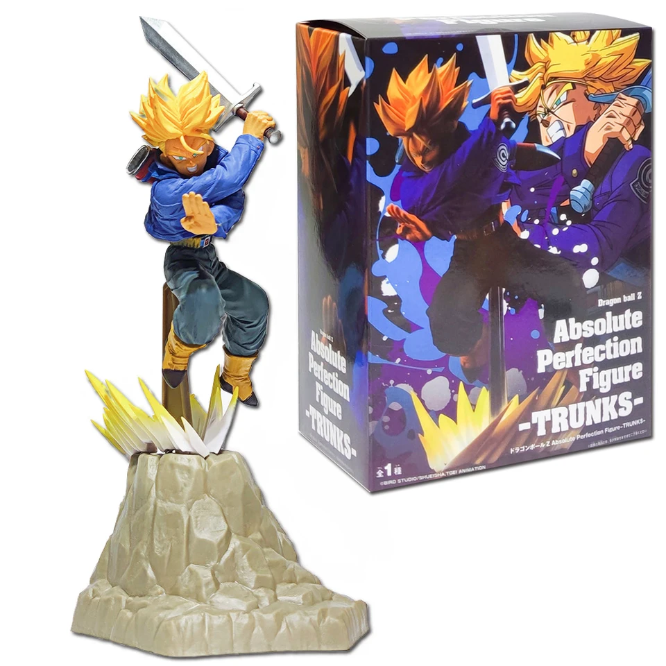 23 cm Anime Dragon Ball Z Trunks Vegeta Absolútna dokonalosť postava APF Anime model Toy Gift Collection Action figure PVC