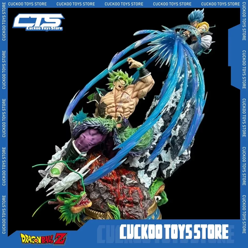 23 cm figúrky Dragon Ball Figures Broly vs getta Anime figuár Broly model PVC socha Dolls Collection Collection hračky dekorácie hračky