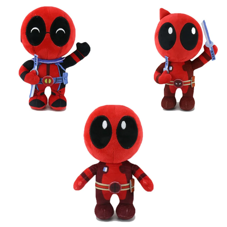 23 cm New Marvel mŕtvy bazén plyšové plyšové hračky karikatúry komiks figúrky mäkké báje