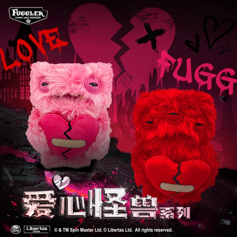 23 cm Originálne plyšové hračky Fuggler Hračky Ugly Monster Love Monster Series roztomilé zubné monštrum výplň plyšové bábiky Hračky darčeky