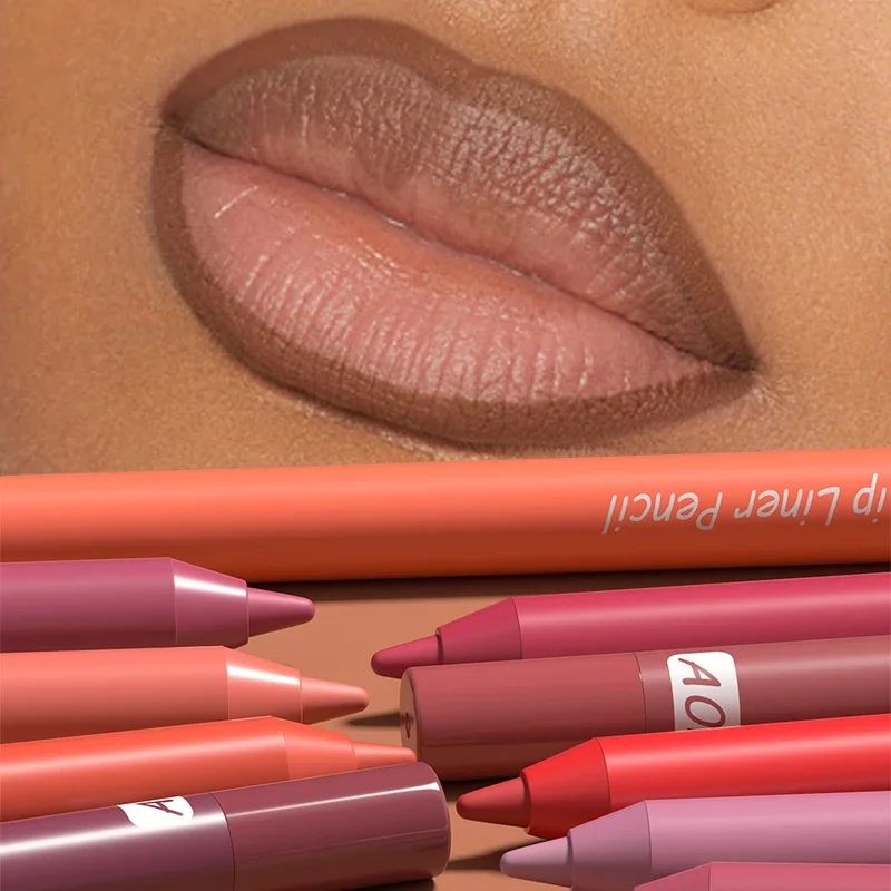 23-farebná matná penová rúž na rúž zamat hnedej pery nepremokavá mäkká hodvábna červená perná vložka Peruzka Perzilový pery make-up kozmetika