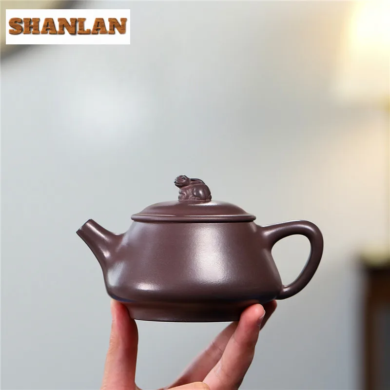 230 ml Yixing Purple Clay Teapot ručne vyrobený
