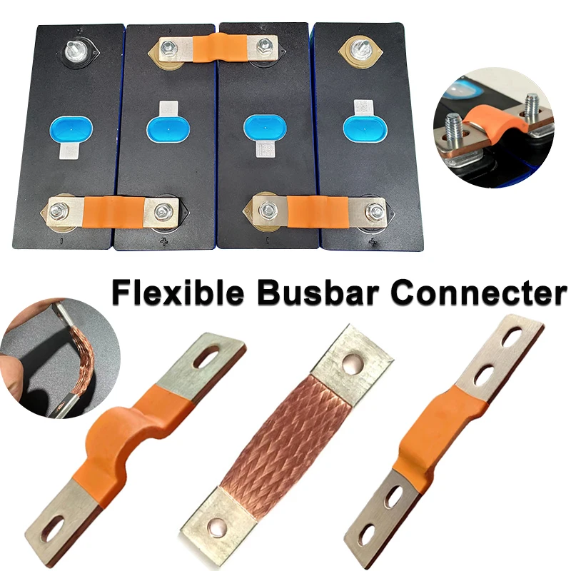 230AH 280AH 300AH 12V BUDBAR LIFEPO4 FLEXIBILNÝ COPPER COPPER COPPER 56 mm 74 mm pre LIFEPO4 Použite 1/2/3/4/8ks