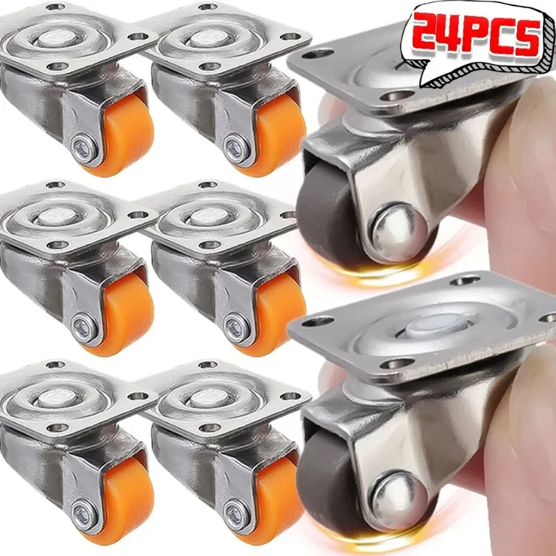 24/11ks nábytok Caster Universal otočné koliesky s ťažkým nábytkom na koleso pre domácnosť