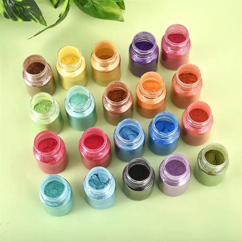 24 farieb 10g pigment výplň DIY perla prášok UV Epoxid epoxy nechtové pigmentové plesne Plesne Výroby doplnkov pre výrobu šperkov