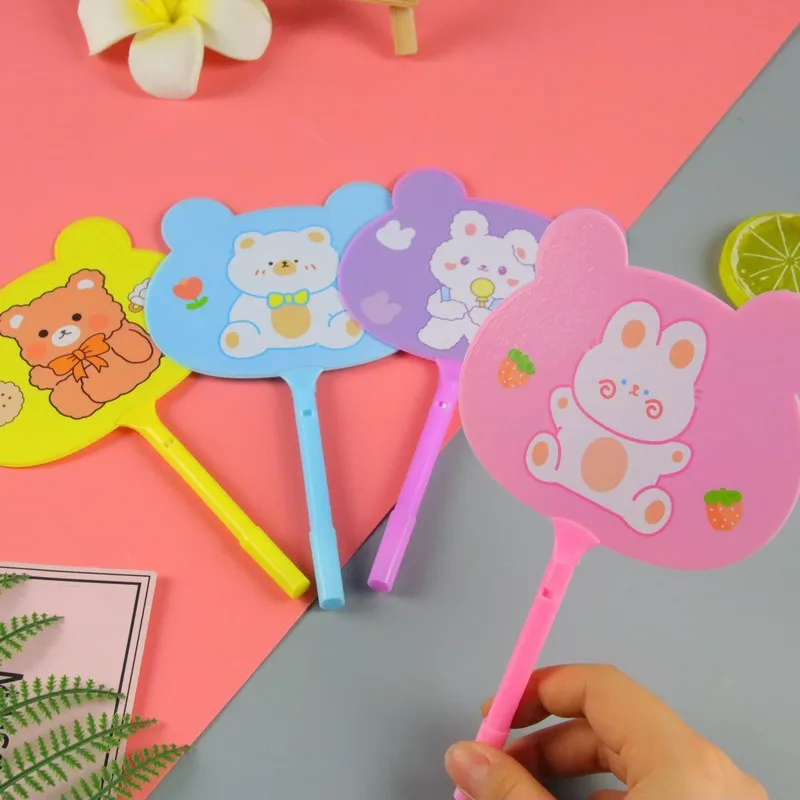 24 ks roztomilé guľôčkové perá karikatúra Bear Rabbit Fan Cena Cena Createry Stationery Student Fan Ballpoint Pen