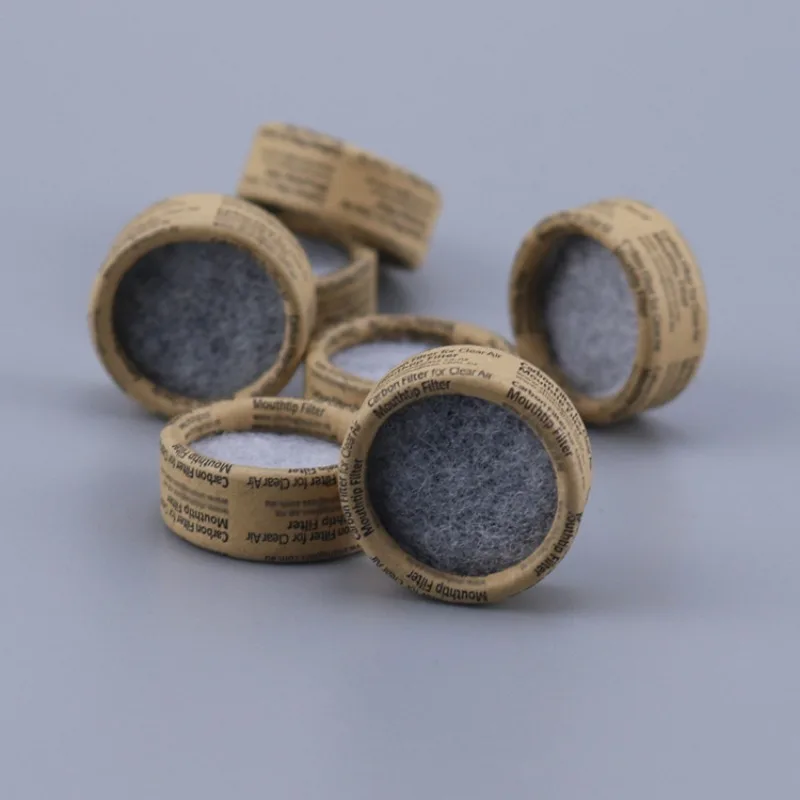 24 mm kruh aktívny uhlík Filter Element Screen Screen Cour Drip Tip Tip Dýza pre náradie pre fajčenie fajčenia