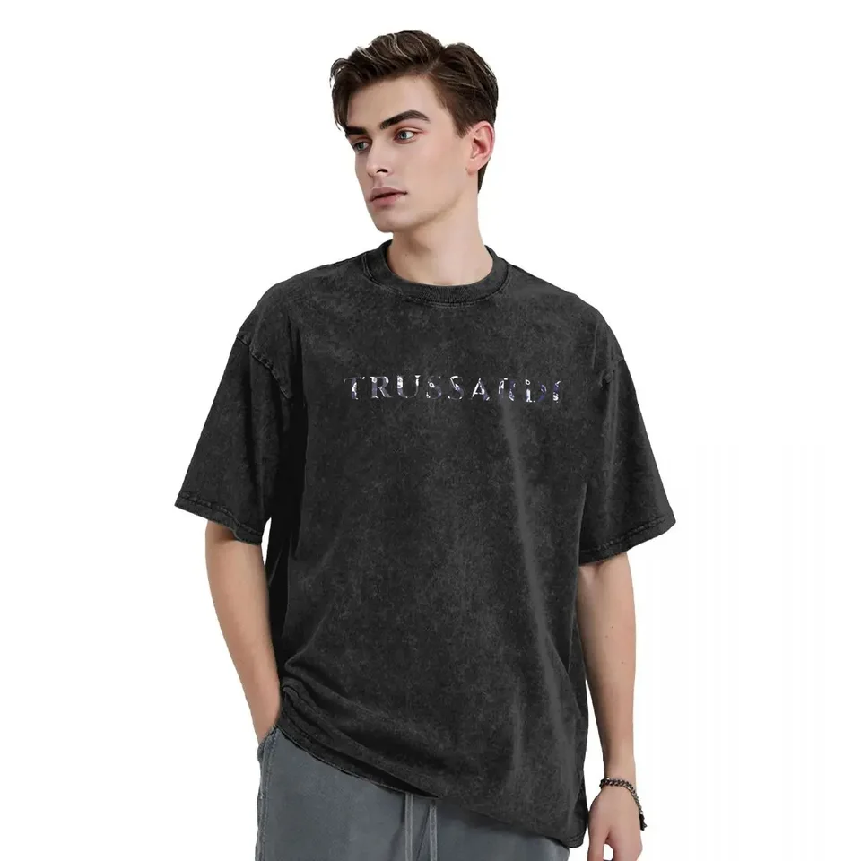24 párov tričko Pantera Washed T košele Trendy Populárna kapela Beach Tees Y2K Retro Loose Cotton Clothing Birthday darček
