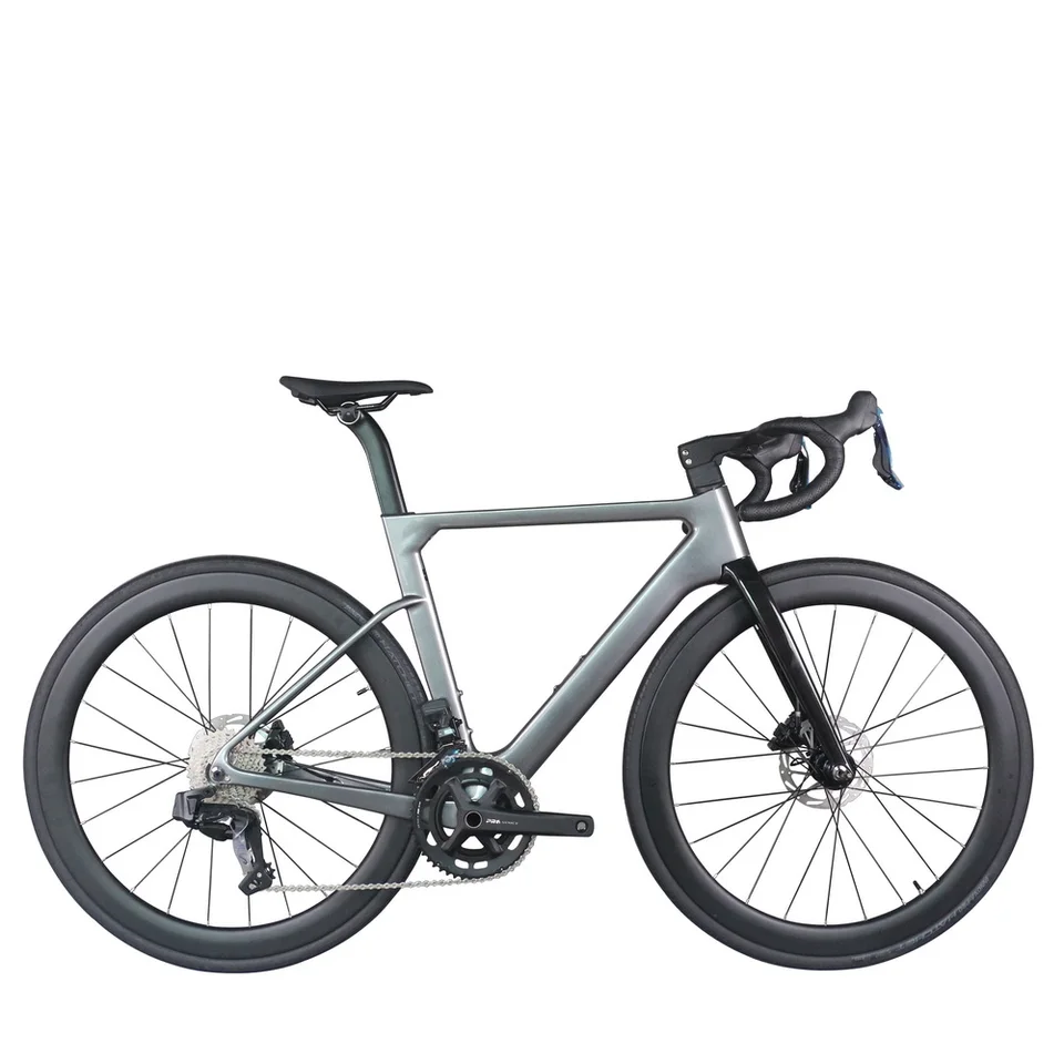 24-rýchlostné uhlíkové vlny Wheelset Road Bike TT-X42 Fireless Electric Electric Hydraulic Groupset
