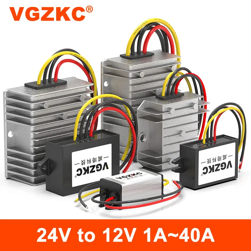 24 V až 12 v 1a 3a 5a 8a 10a 20a 30a 40a Paso DC Convertidor 24V na 12 V Voltios DC-DC Regulador de Voltaje Para Coches Solar Solar