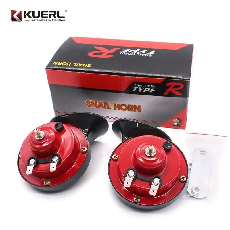 24 V Super hlasný vodotesný roh s vysokým nízkym výškom rohu, ktorý sa upravil na kamión Universal Automobile Snail Horn