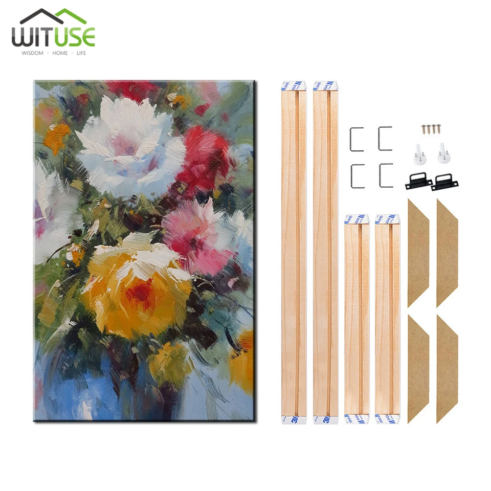 24 veľkostí DIY Prírodné drevené obrazové ráme