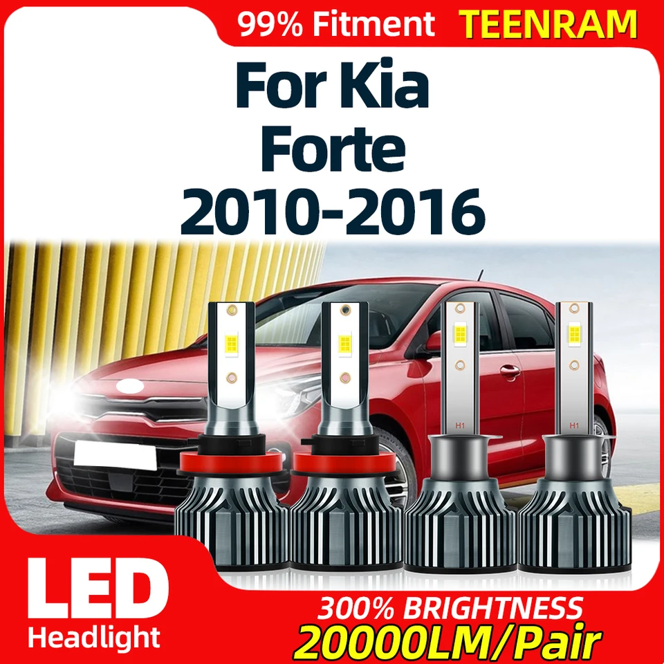 240W LED svetlomety žiarovky 40000LM Super Bright Auto Sec (