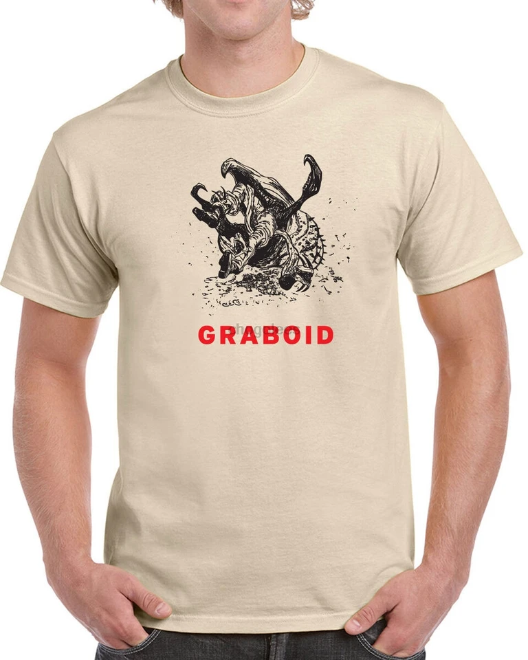 247 Graboid pánske tričko 80. rokov Strašidelné chvenie Funny Cool Horror Halloween nový