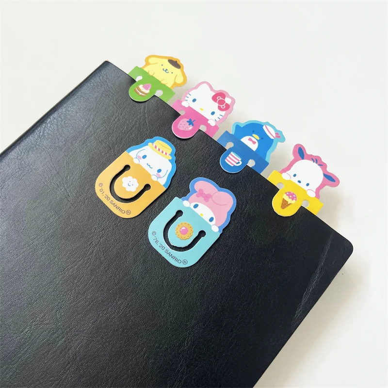 24ks/lot kawaii melody sanrio záložka roztomilý pochacco Book Mark pre knihy školské kancelárske potreby karikatúry kancelárske potreby Kuromi darček