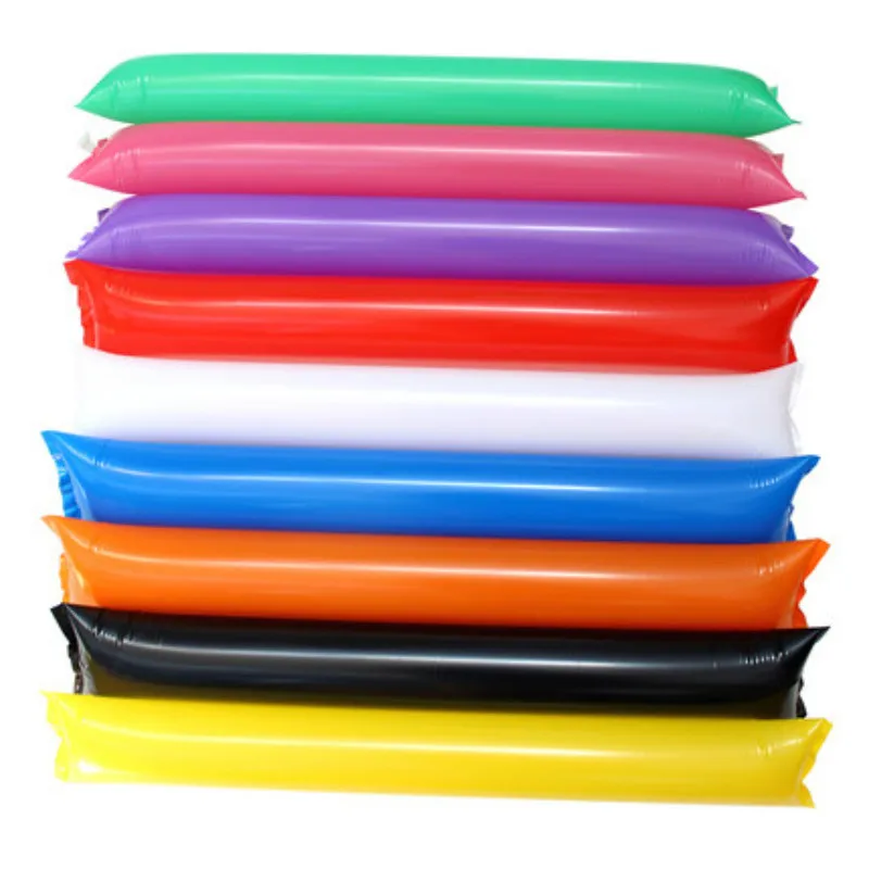 24ks nafukovacie klapky cheerstick nafukovacie tyčinky balónové tyčinky Clapper Clacing Stick Hluce Maker Balón koncert koncertu