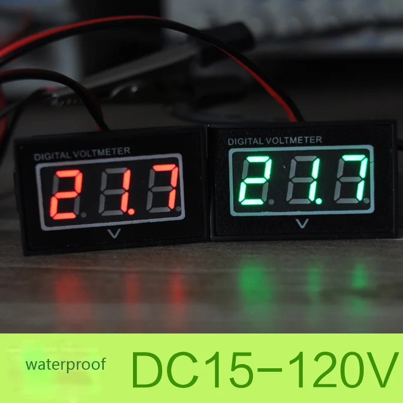 24V 36V 48 V Golfový košík Digitálne napätie merača batérie DC15-120V Club Car Red Red