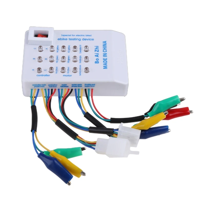 24V/36V/48V/60V/72V Elektrotera Elektronické bicykle Scooter Brushless Motor Tester Tester