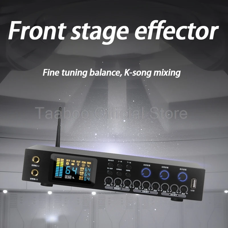 24W 16 efekty digitálny predefektor Bluetooth Sound Box DJ Mixer Console Zosilňovač reproduktor bezdrôtového monitorovacieho systému pre karaok