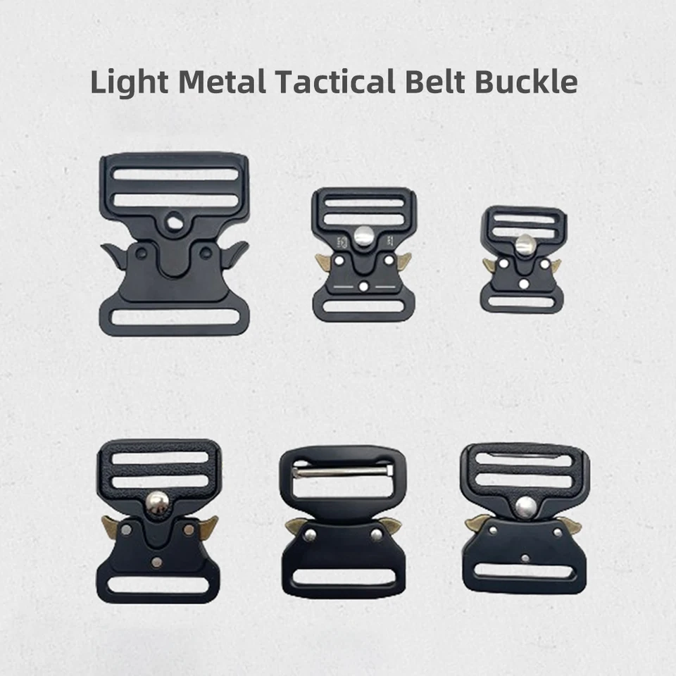 25/32/38/50 mm taktický pásik Buckle kov rýchle uvoľnenie pracka vonkajší bojový výcvik taktický pásový opasok Huncing doplnky