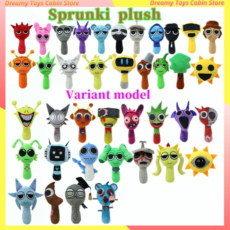 25-33 cm Sprunki Wenda Oren Funbot plyšové hračky karikatúry periférie plnených plyšových bábik