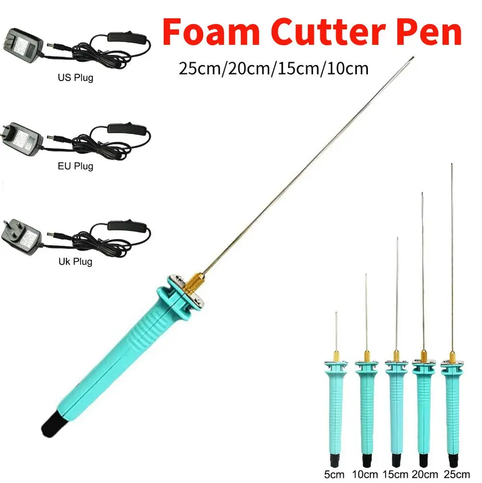 25 cm/20 cm/15 cm penové perá Pen Elektrická penová rezanie nástroja Fot Drôt prenosné prenosné rýchle zahrievanie pre rezatie peny s polystyrénom